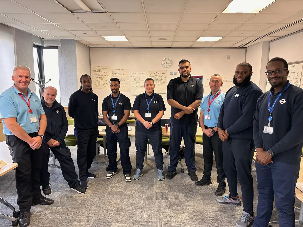 A Transport for London CSAS and RSAS cohort with their trainers